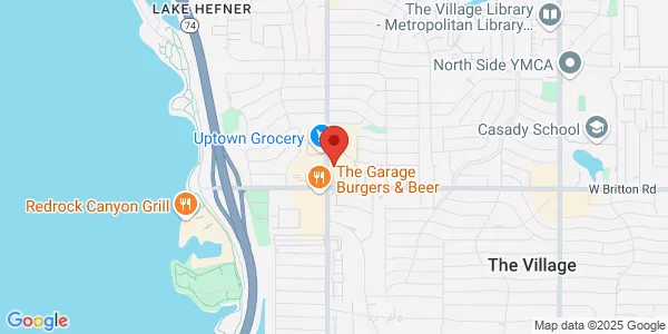 Map of 9480 N May Ave Oklahoma City, OK 73120