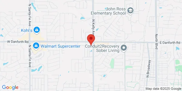 Map of 1221 North Kelly Ave Edmond, OK 73003