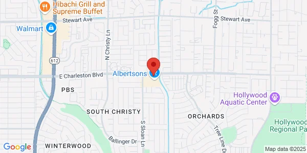 Map of 5891 E Charleston Blvd Ste 150 Las Vegas, NV 89142