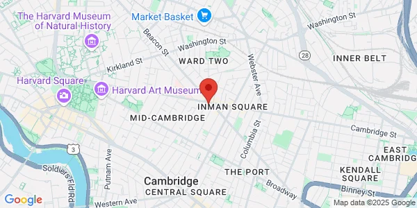 Map of 1400 Cambridge St Cambridge, MA 02138
