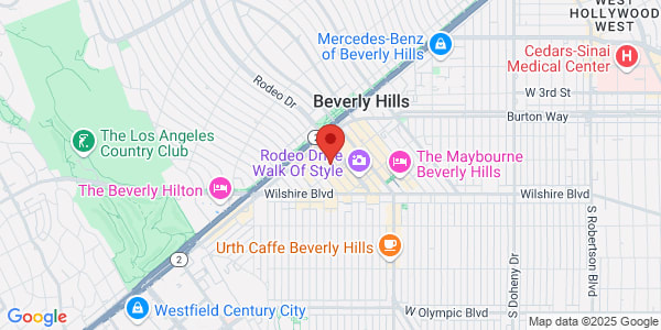 Map of 414 N Camden Dr Ste 1100 Beverly Hills, CA 90210