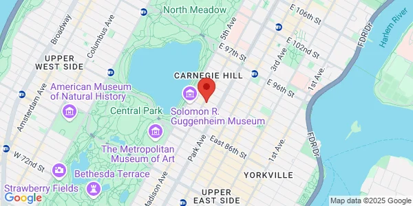 Map of 1245 Madison Ave New York, NY 10128