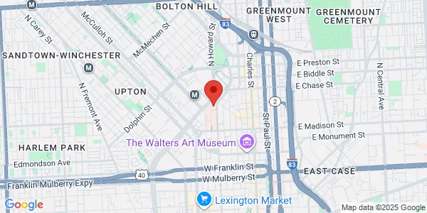 Map of 300 Armory Pl Fl 2 Baltimore, MD 21201
