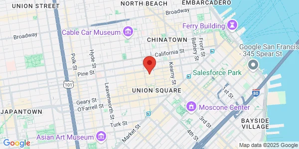 Map of 450 Sutter St Ste 1542 San Francisco, CA 94108