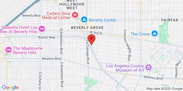 Map of 444 S San Vicente Blvd Ste 1001 Los Angeles, CA 90048