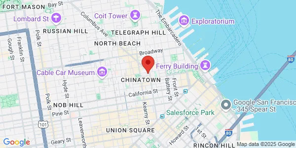 Map of 655 Montgomery St Ste 1440 San Francisco, CA 94111