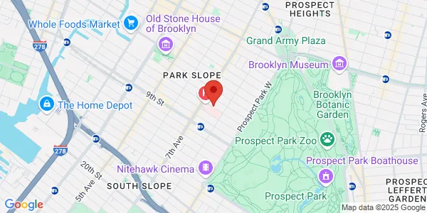 Map of 515 6th St Brooklyn, NY 11215