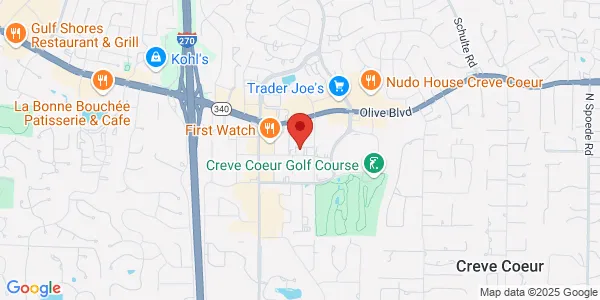 Map of 11605 Studt Ave Ste 107 Creve Coeur, MO 63141