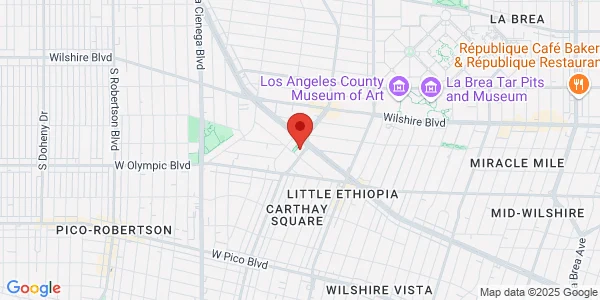 Map of 6310 San Vicente Blvd Ste 520 Los Angeles, CA 90048