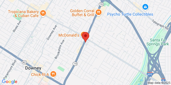 Map of 10226 Lakewood Blvd Downey, CA 90241