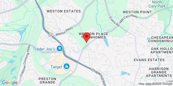 Map of 901 Sheldon Dr Cary, NC 27511