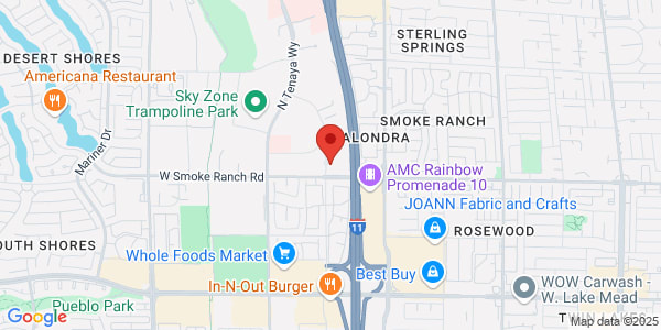 Map of 7020 Smoke Ranch Rd Ste 150 Las Vegas, NV 89128