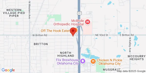 Map of 200 W Britton Rd Oklahoma City, OK 73114