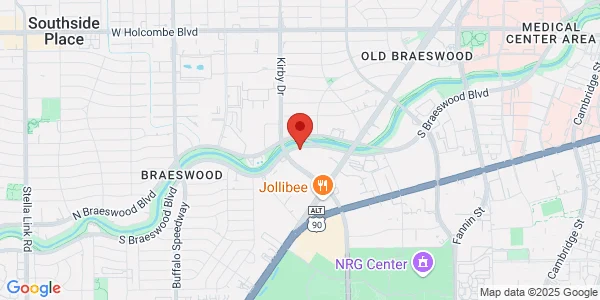 Map of 2491 S Braeswood Blvd Houston, TX 77030
