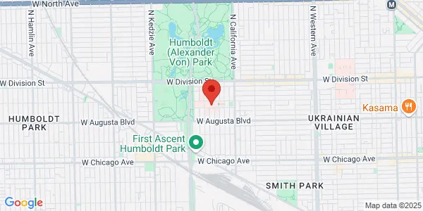 Map of 1044 N Francisco Ste 404 Chicago, IL 60622