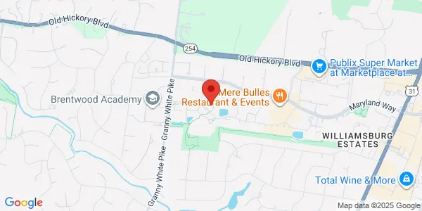 Map of 215 Jamestown Park Rd Ste 203 Brentwood, TN 37027