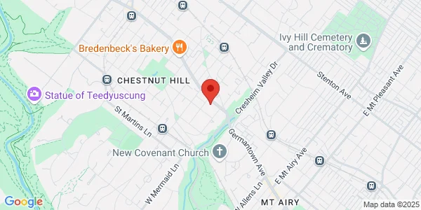 Map of 7700 Germantown Ave Philadelphia, PA 19118