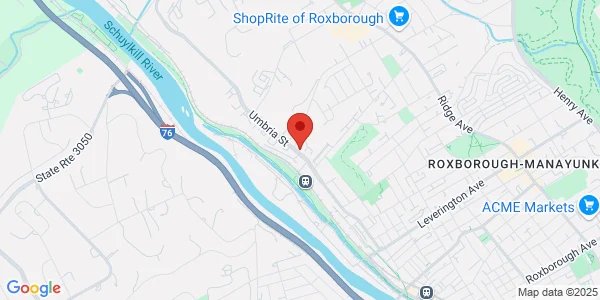Map of 5003 Umbria St Philadelphia, PA 19128