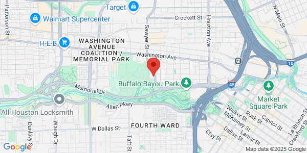 Map of 601 Sawyer St Ste 750 Houston, TX 77007