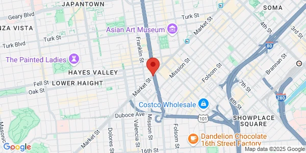 Map of 333 1st St Ste A San Francisco, CA 94105