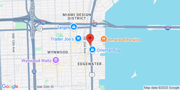 Map of 3050 Biscayne Blvd Ste 401 Miami, FL 33137