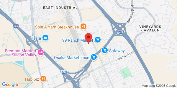 Map of 1120 Fulton Pl Fremont, CA 94539
