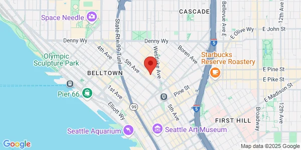 Map of 2033 6th Ave Ste 333 Seattle, WA 98121
