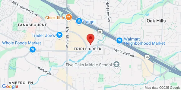 Map of 17885 NW Evergreen Pkwy Ste 1000 Beaverton, OR 97006