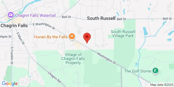 Map of 551 E Washington St Chagrin Falls, OH 44022