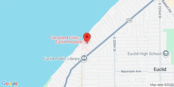Map of 99 Northline Cir Euclid, OH 44119