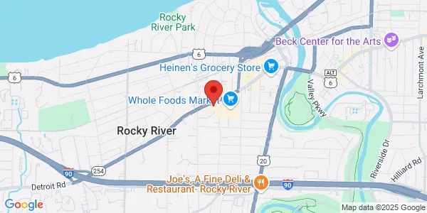 Map of 19895 Detroit Rd Rocky River, OH 44116