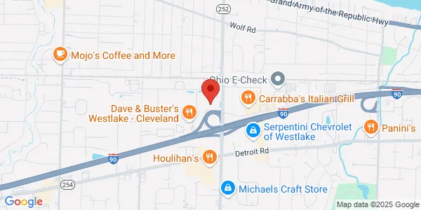 Map of 850 Columbia Rd Westlake, OH 44145