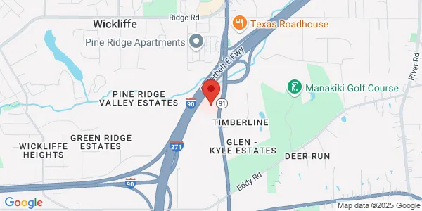 Map of 2570 Som Center Rd Ste WH-10 Willoughby Hills, OH 44094