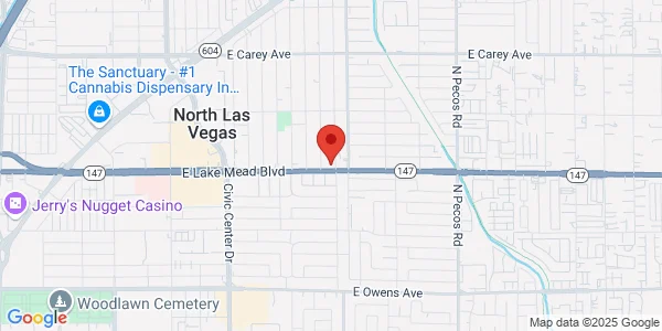 Map of 2842 E Lake Mead Blvd Ste A North Las Vegas, NV 89030