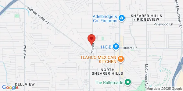 Map of 5525 Blanco Rd Ste 102 San Antonio, TX 78216