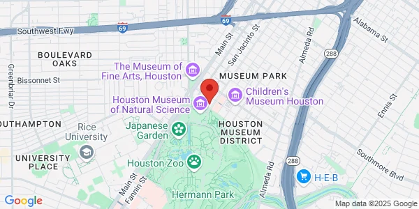 Map of 1213 Hermann Dr Ste 610 Houston, TX 77004