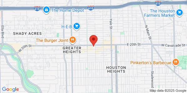 Map of 1917 Ashland St Fl 1 Houston, TX 77008