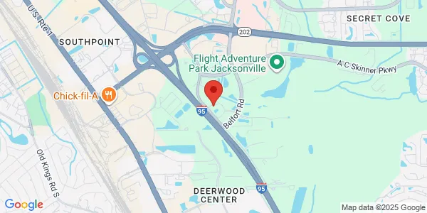 Map of 5200 Belfort Rd Ste 420 Jacksonville, FL 32256