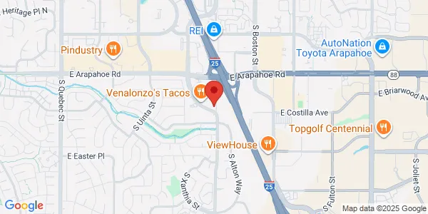Map of 6886 S Yosemite St Centennial, CO 80112