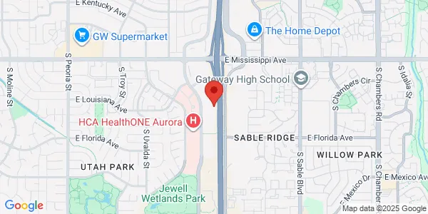 Map of 1390 S Potomac Ste 136 Aurora, CO 80012