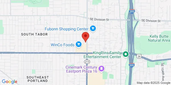 Map of 8122 SE Tibbetts St Portland, OR 97206