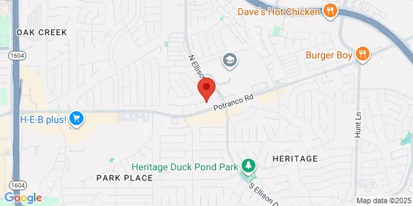 Map of 10002 Westover Blf San Antonio, TX 78251