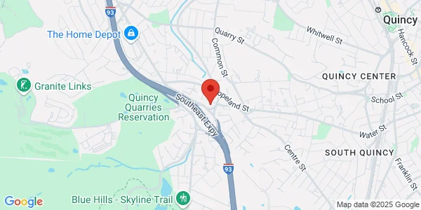 Map of 54 Miller St Quincy, MA 02169