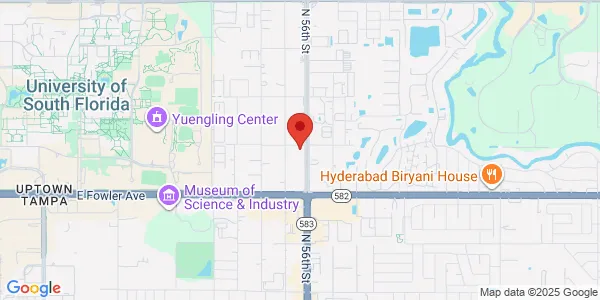 Map of 12110 N 56th St Temple Terrace, FL 33617