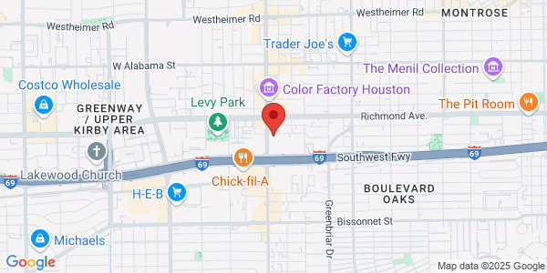 Map of 3801 Kirby Dr Ste 415 Houston, TX 77098