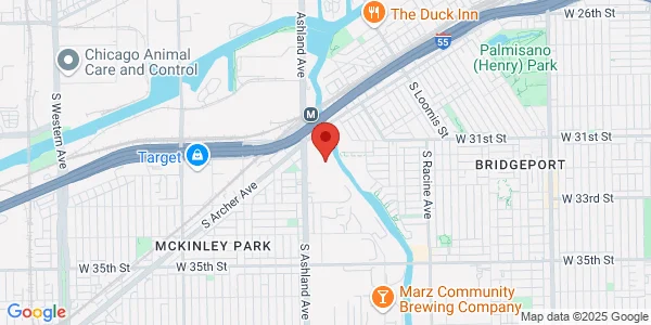 Map of 3145 S Ashland Ave Chicago, IL 60608