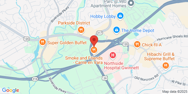 Map of 755 Lawrenceville Suwanee Rd Ste 1600 Lawrenceville, GA 30043