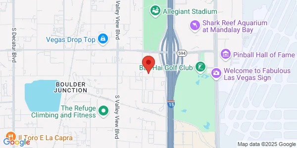 Map of 5850 Polaris Ave Ste100 Las Vegas, NV 89118