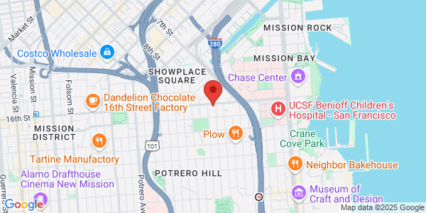 Map of 2 Connecticut St Fl 1 San Francisco, CA 94107
