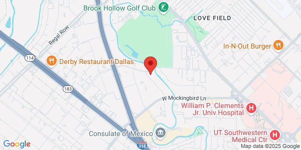 Map of 1450 Empire Central Dr Ste 100 Dallas, TX 75247